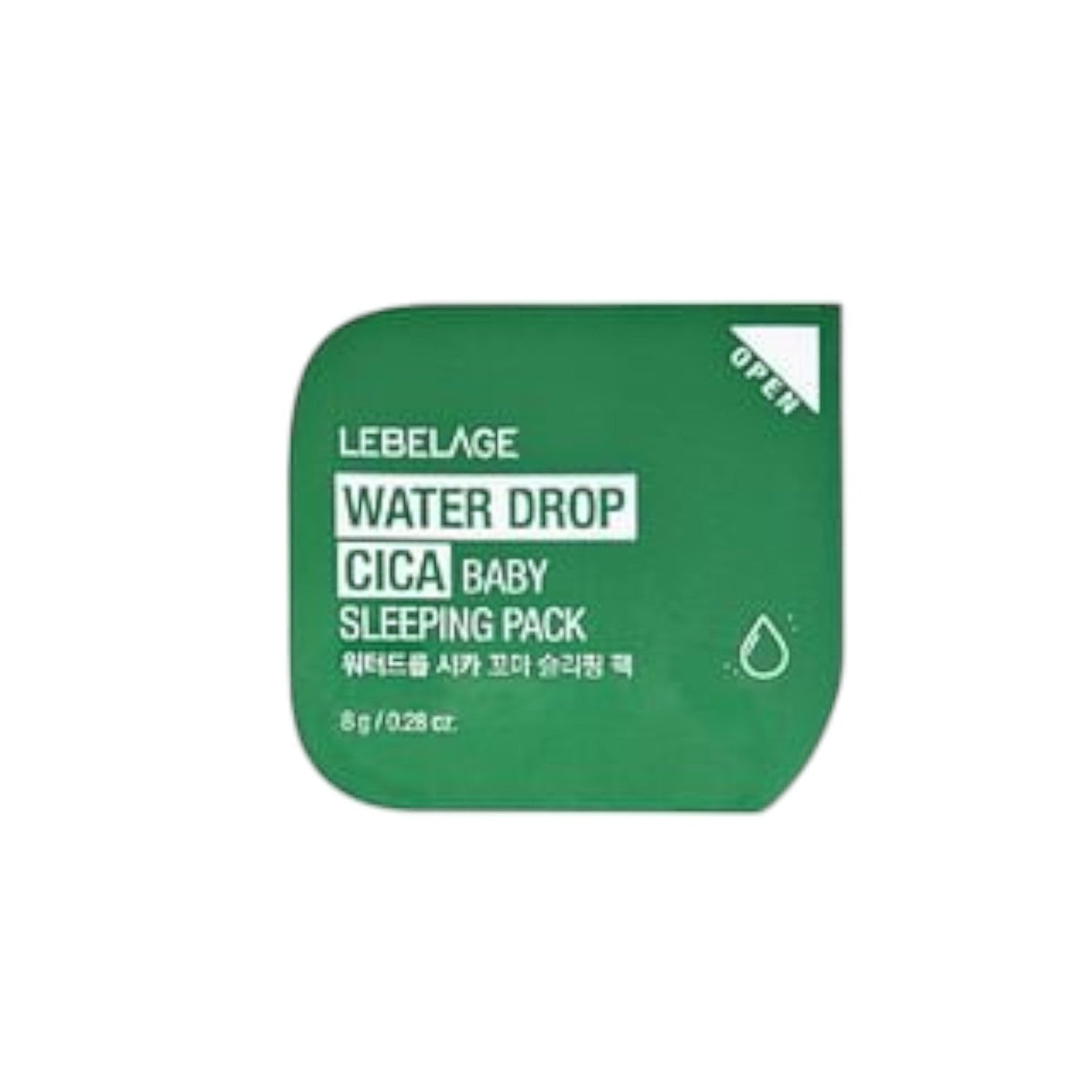 LEBELAGE Water Drop Cica Baby Sleeping Pack 8g
