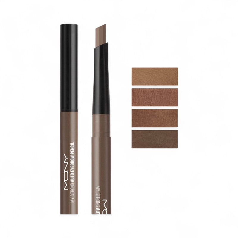 MACQUEEN My Strong Auto Eyebrow Hard Powder - 4 Colors Walnut Brown