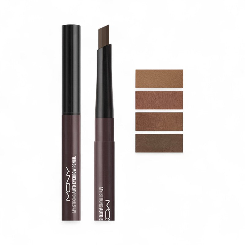 MACQUEEN My Strong Auto Eyebrow Hard Powder - 4 Colors Natural Brown
