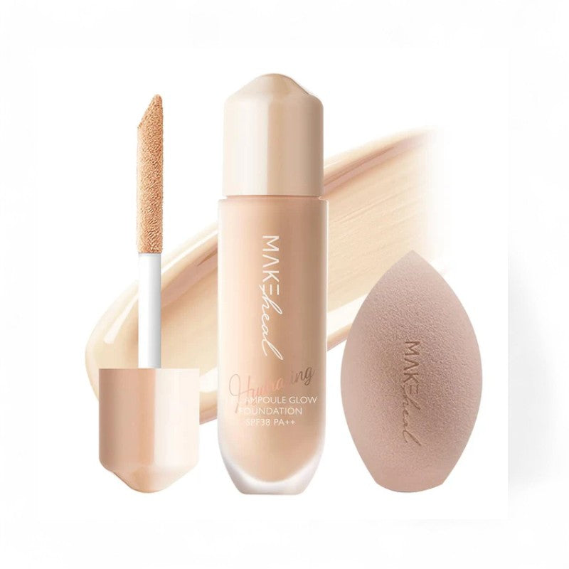 MAKEheal 1.P.L Ampoule Glow Foundation Set - 4 Colors