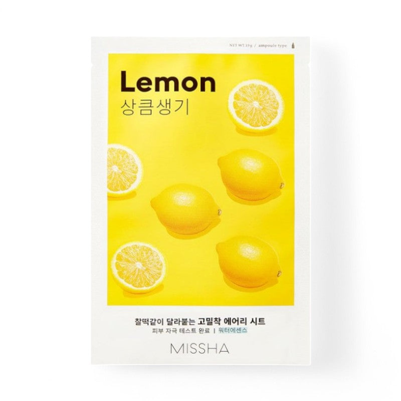 MISSHA Airy Fit Sheet Mask (12 Types) Lemon