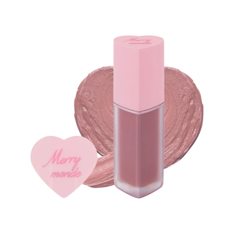 Merry monde 櫻桃心型水潤唇釉 - 6色 Mute Cherry