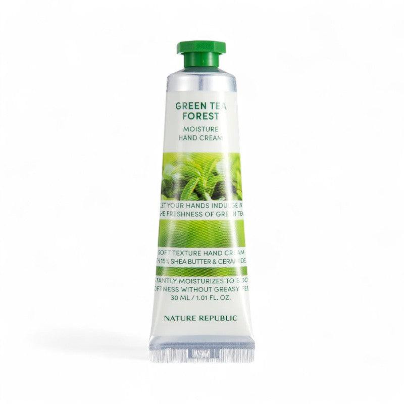 NATURE REPUBLIC Hand And Nature Hand Cream - 8 Types Green Tea Forest