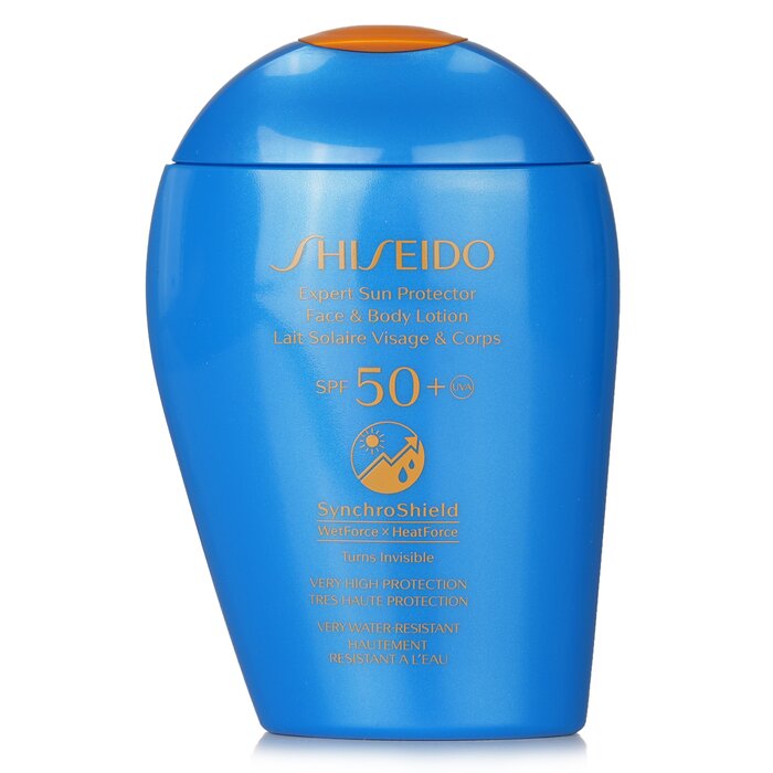 SHISEIDO Expert Sun Protector Face & Body Lotion SPF 50+ UVA (Turns Invisible, Very High Protection, Very Water-Resistant) 15673 150ml/5.07oz