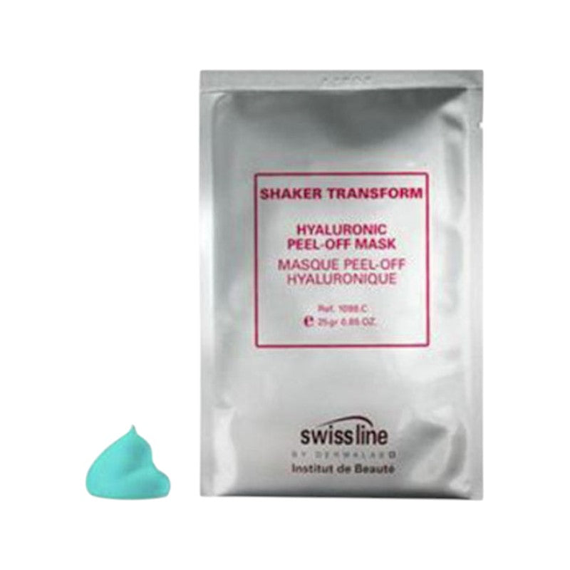 Swissline 1098C Shaker Transform Hyaluronic Peel-Off Mask 10 x 25g