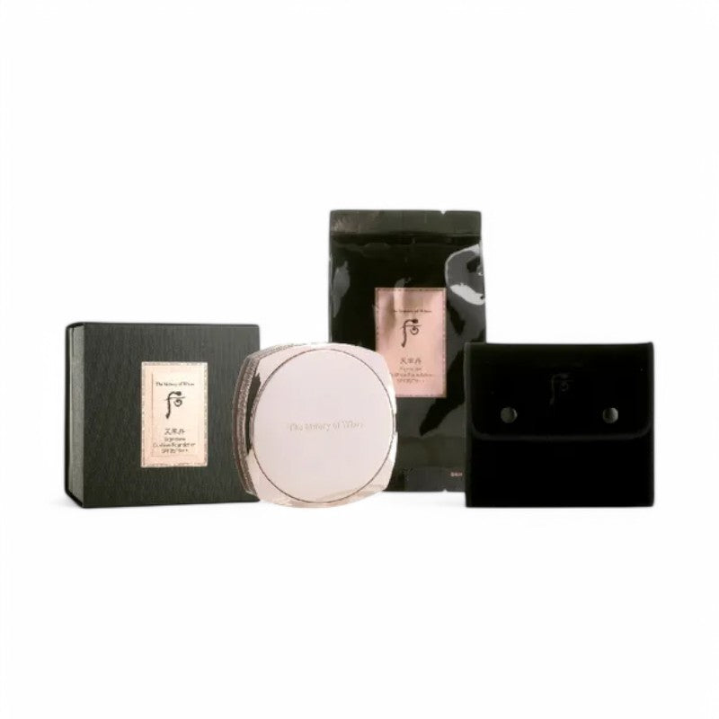 THE WHOO Cheonyuldan Signature Cushion Foundation Set - 2 Types 2023 Version -