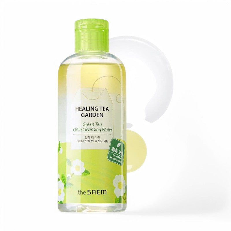 The Saem Healing Tea Garden Green Tea Oil In Cleansing Water 300ml