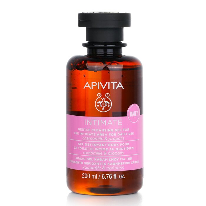 Apivita Intimate Gentle Cleansing Gel For The Intimate Area For Daily Use with Chamomile & Propolis 01160 200ml/6.8oz