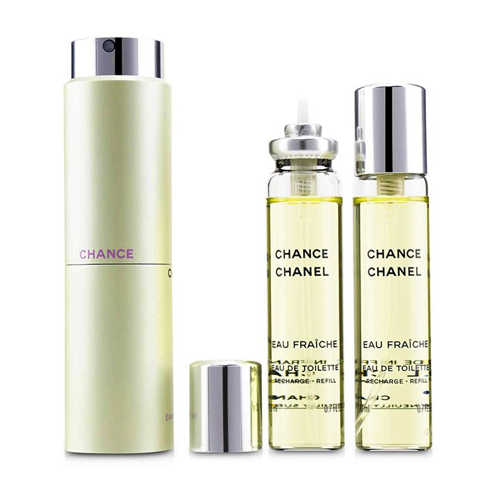 Chanel Chance Eau Fraiche Twist & Spray Eau De Toilette 136100 3x20ml/0.7oz