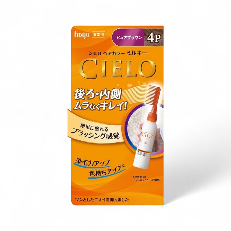 hoyu Cielo Hair Color Milky 4P Pure Brown
