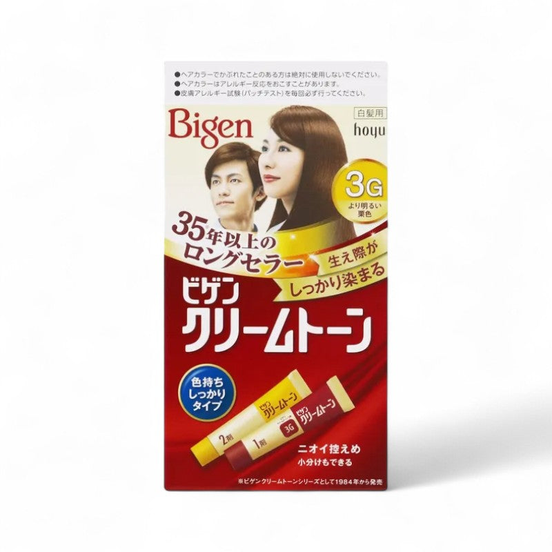 hoyu Bigen Cream Tone Hair Color 3G Brighter Maroon