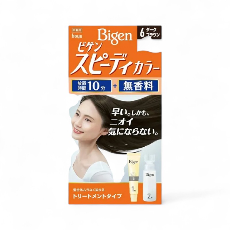 hoyu Bigen Speedy Color Emulsion 6 Dark Brown