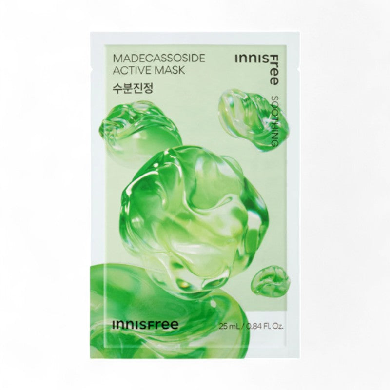 innisfree Active Mask - 5 Types 25ml x 1 sheet Madecassoside
