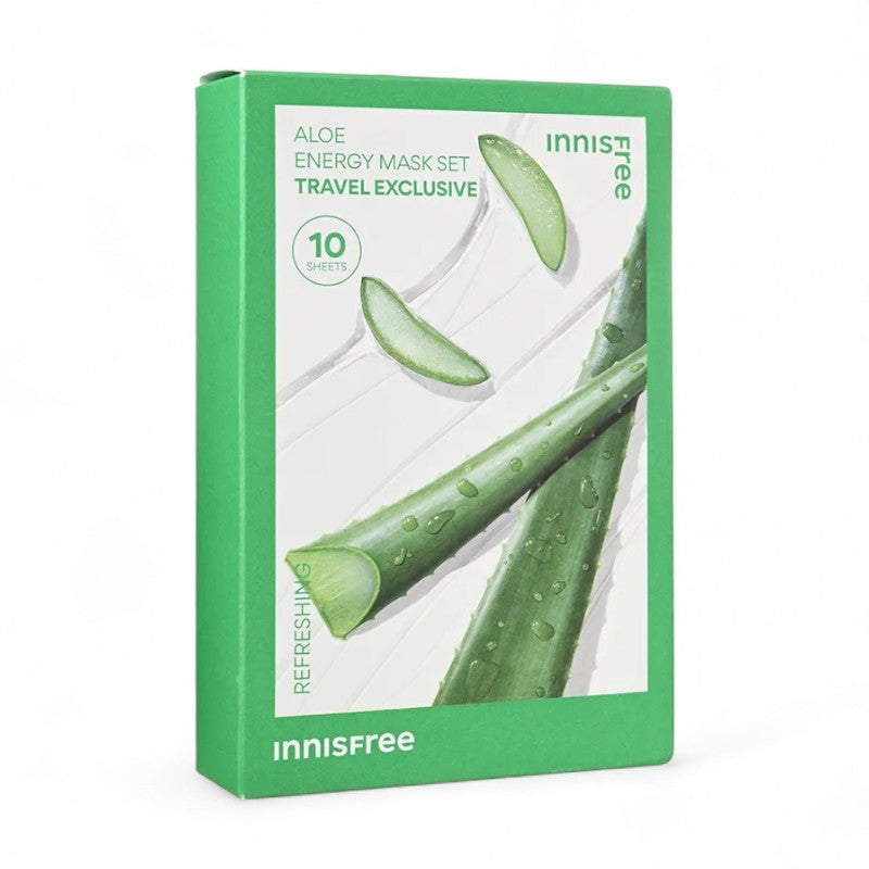 innisfree Energy Mask Set - 6 Types 22ml x 10 Aloe