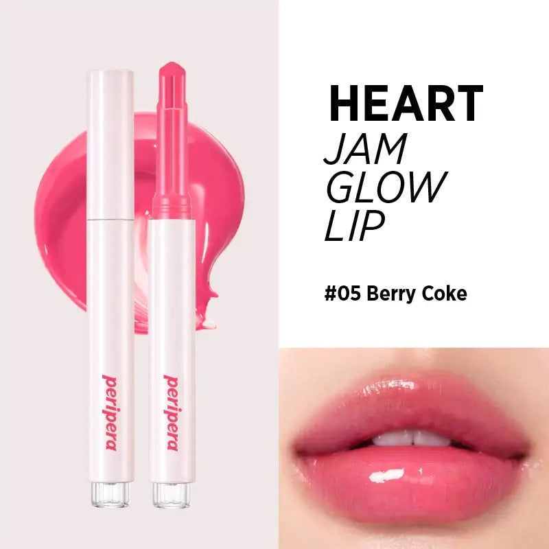 peripera Heart Jam Glow Lip - 6 Colors