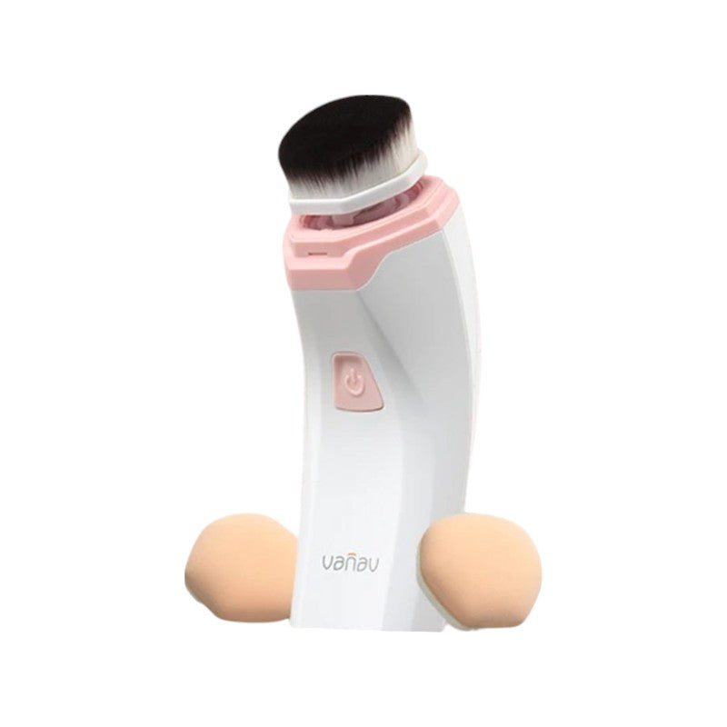 vanav Cover Fit Vibrating Brush For Perfect Makeup Pink