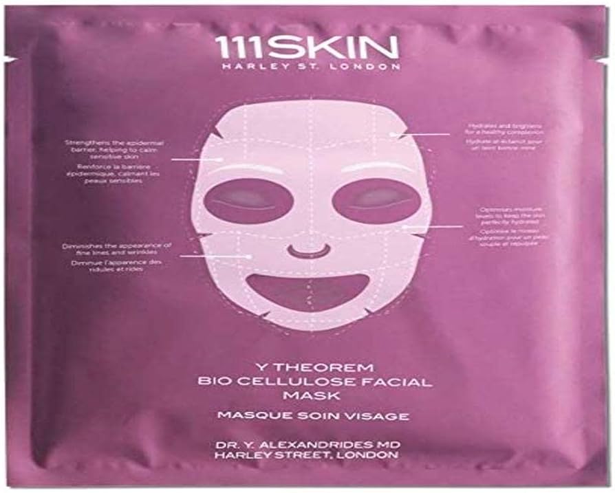 111Skin Y Therorem Bio Cellulose Facial Mask (no box) 5pcs