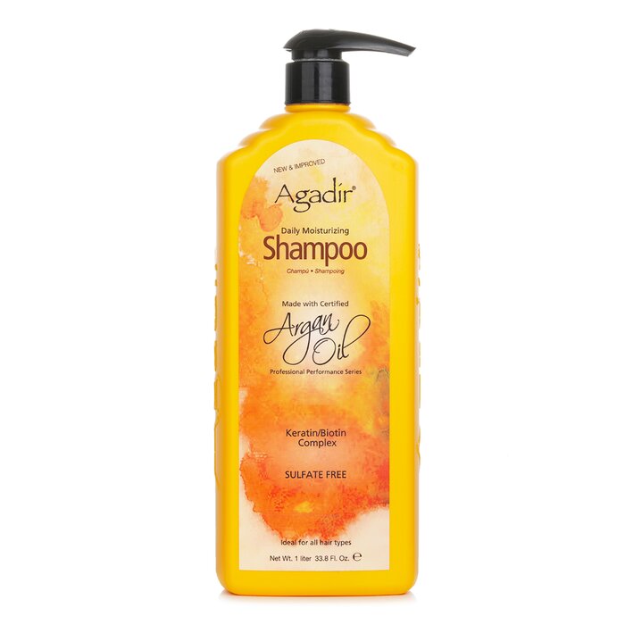 Agadir Argan Oil Daily Moisturizing Shampoo (For All Hair Types) 1000ml