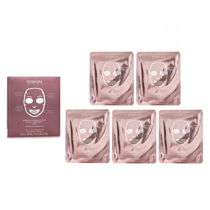 111Skin Rose Gold Brightening Facial Treatment Mask 378010 5x30ml