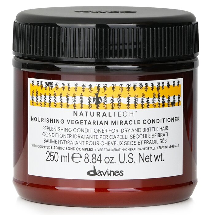 Davines Natural Tech Nourishing Vegetarian Miracle Conditioner (For Dry, Brittle Hair) 250ml
