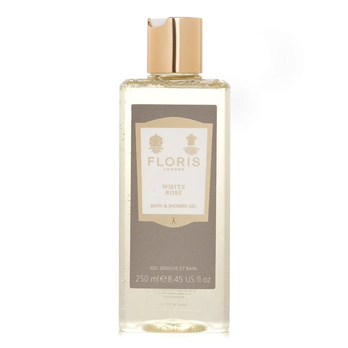 Floris White Rose Moisturising Bath &amp; Shower Gel 250ml