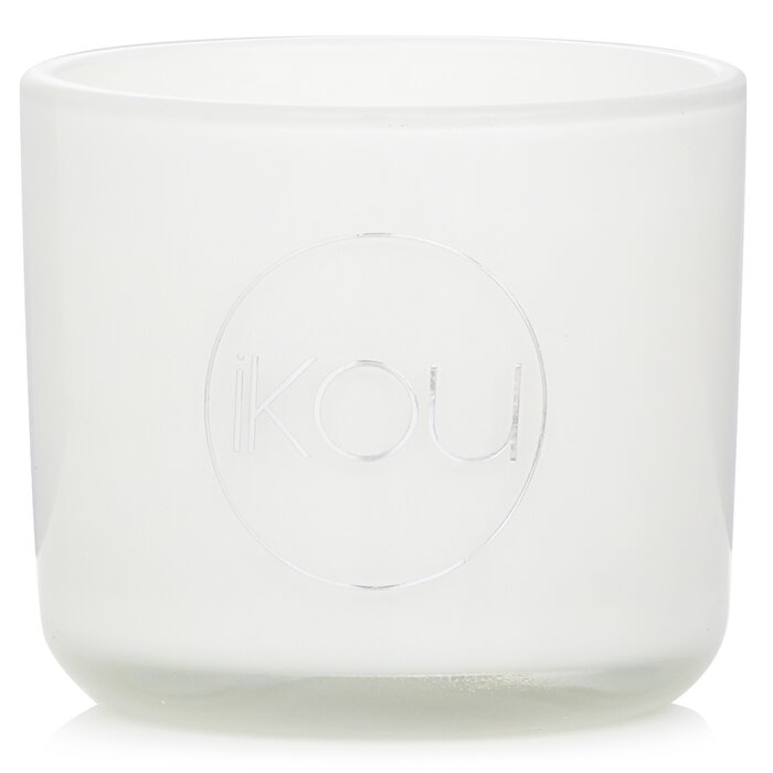 iKOU Eco-Luxury Aromacology Natural Wax Candle Glass - Zen (Green Tea &amp; Cherry Blossom) 85g