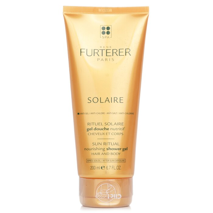 Rene Furterer Solaire Nourishing Shower Gel with Jojoba Wax (Hair and Body) 200ml
