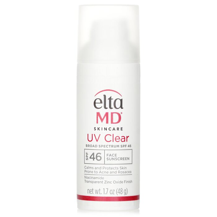 EltaMD UV Clear Facial Sunscreen SPF 46 - For Skin Types Prone To Acne, Rosacea &amp; Hyperpigmentation 48g