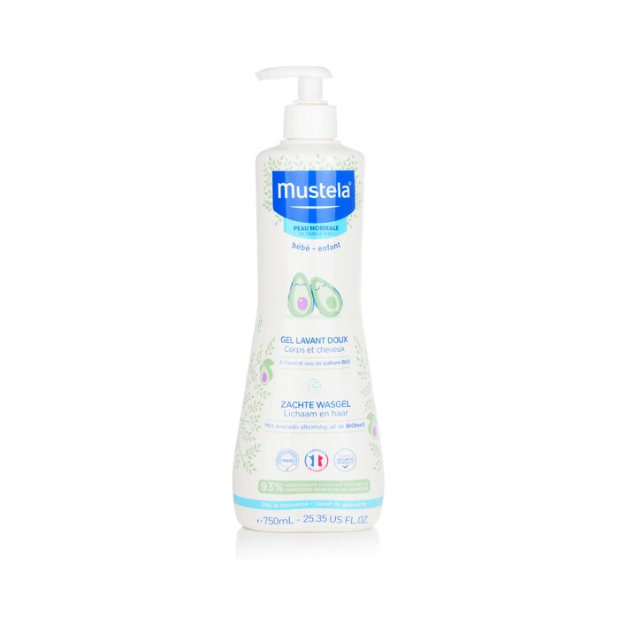 Mustela Gentle Cleansing Gel - Hair &amp; Body 750ml