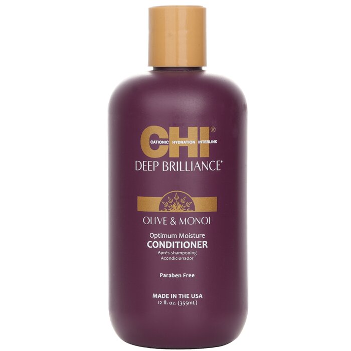 CHI Deep Brilliance Olive &amp; Monoi Optimum Moisture Conditioner 355ml