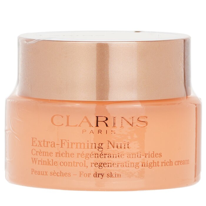 Clarins Extra-Firming Nuit Wrinkle Control, Regenerating Night Rich Cream - For Dry Skin 50ml
