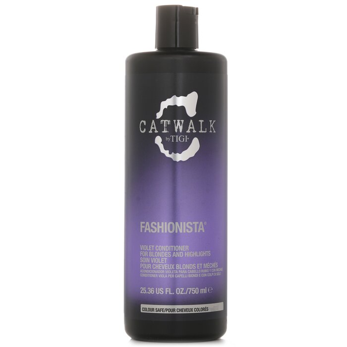 Tigi Catwalk Fashionista Violet Conditioner - For Blondes and Highlights (Cap) 750ml