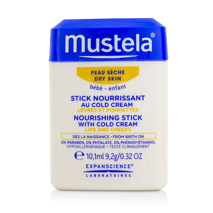 Mustela Nourishing Stick With Cold Cream (Lips &amp; Cheeks) - For Dry Skin 9.2g