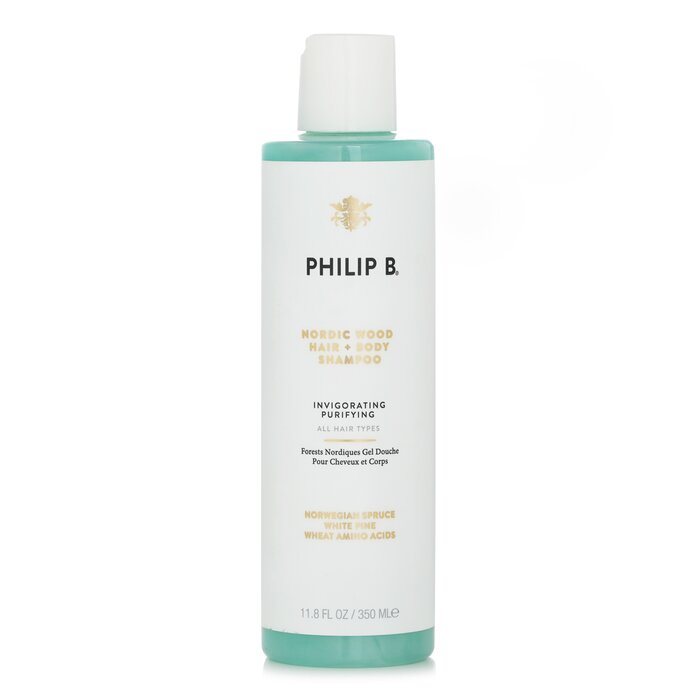 Philip B Nordic Wood Hair + Body Shampoo (Invigorating Purifying - All Hair Types) 350ml