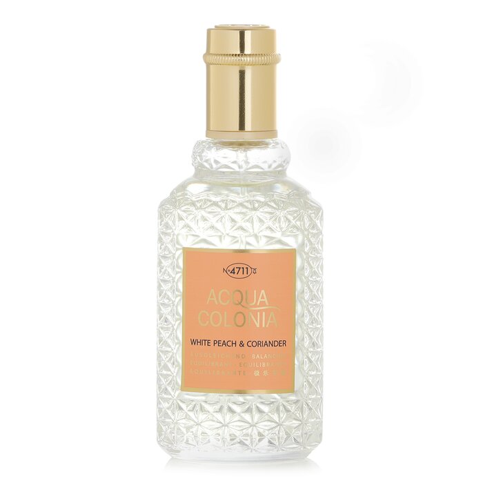 4711 Acqua Colonia White Peach &amp; Coriander Eau De Cologne Spray 50ml