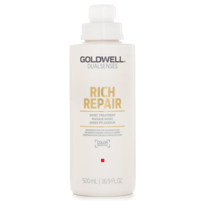 Goldwell Dual Senses Rich Repair 60SEC Treatment (Regeneration For Damaged Hair) 500ml