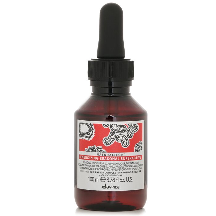 Davines Natural Tech Energizing Seasonal Superactive Seasonal Lotion (For Scalp and Fragile, Thinning Hair) 100ml