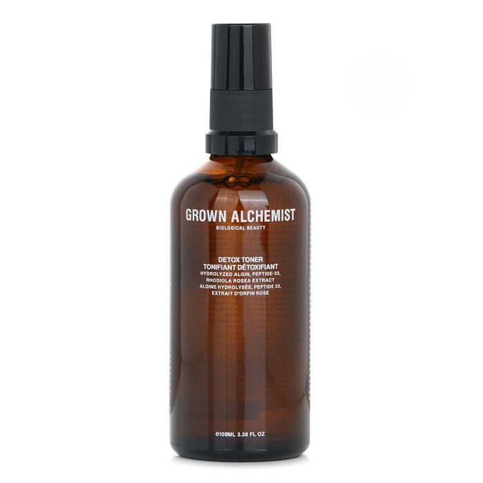 Grown Alchemist Detox Toner - Hydrolyzed Algin, Peptide-33 &amp; Rhodiola Rosea Extract 100ml