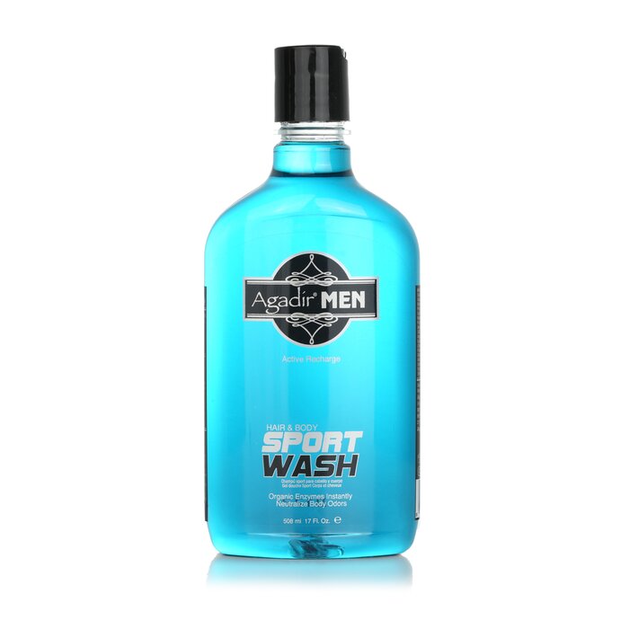 Agadir Argan Oil Agadir Men Active Recharge Hair &amp; Body Sport Wash 508ml