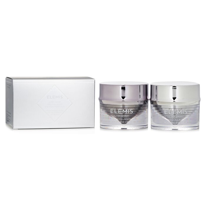 Elemis Ultra Smart Pro-Collagen Day &amp; Night Eye Treatment Duo (1x Morning Eye Balm, 1x Evening Eye Cream, 1x Eye Tool) 2x10ml