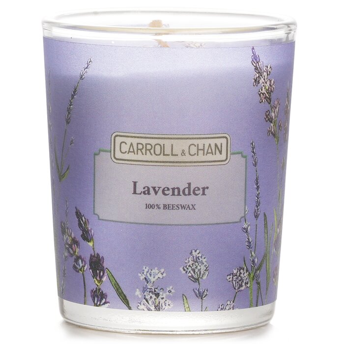 Carroll &amp; Chan 100% Beeswax Votive Candle - Lavender 65g