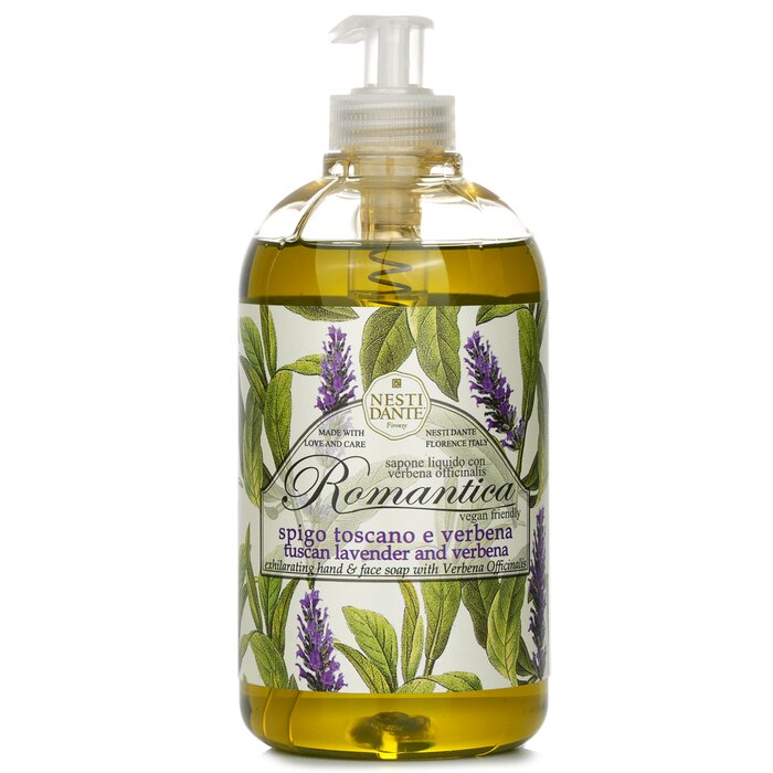 Nesti Dante Romantica Exhilarating Hand &amp; Face Soap With Verbena Officinalis - Lavender And Verbena 500ml