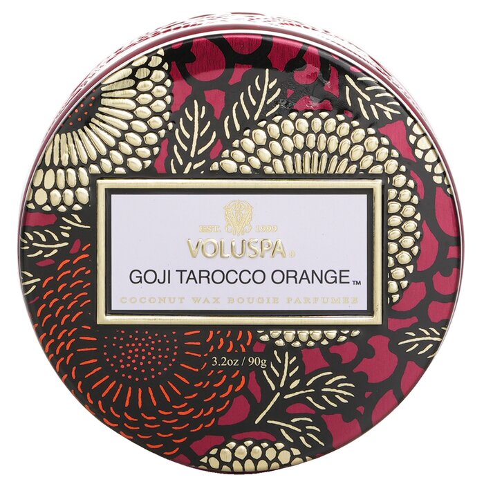 Voluspa Petite Jar Candle - Goji And Tarocco Orange 90g