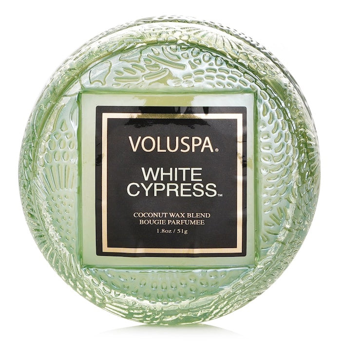 Voluspa Macaron Candle - White Cypress 51g