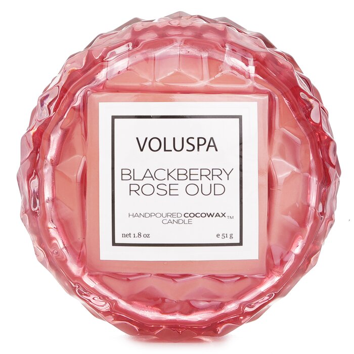 Voluspa Macaron Candle - Blackberry Rose Oud 51g
