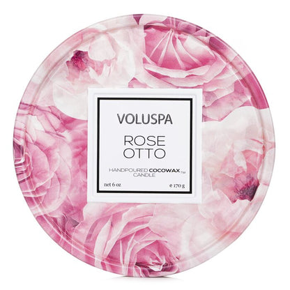 Voluspa 2 Wick Tin Candle - Rose Otto 170g