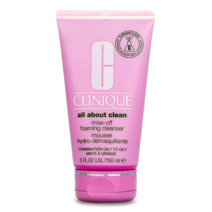 Clinique All About Clean Rinse-Off Foaming Cleanser - Combination Oily to Oily Skin 150ml