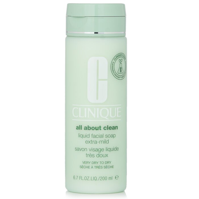 Clinique All About Clean Liquid Facial Soap Extra-Mild - Very Dry to Dry Skin 200ml