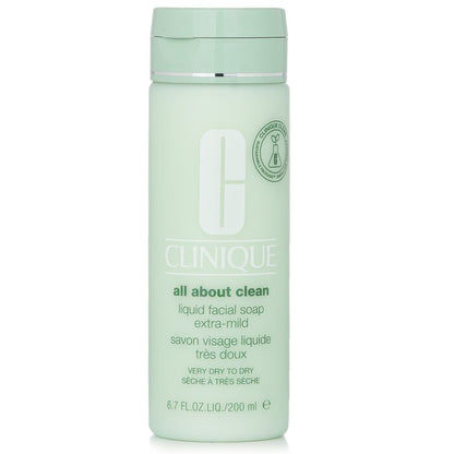 Clinique All About Clean Liquid Facial Soap Extra-Mild - Very Dry to Dry Skin 200ml