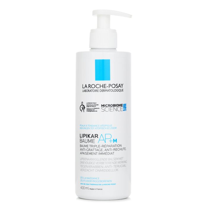 La Roche Posay Lipikar Baume AP+M Triple-Action Balm - Anti-Scratching, Anti Dry Skin Flare-Ups, Immediate Soothing(Random Packaging) 400ml